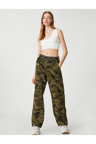 Koton Crop Tank Top Cotton Draped V-Neck Sleeveless
