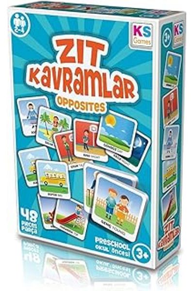 Mu Art Ks Games Opposite Concepts Game Card, 48 Pieces