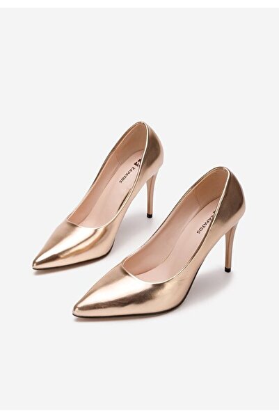 B T Shoes Pantofi Stiletto Champagne Donia