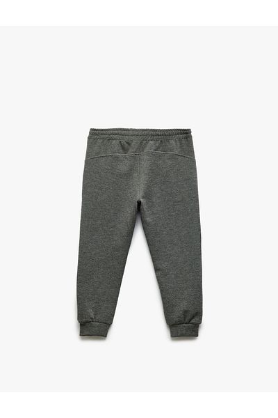 Koton Jogger Sweatpants με λεπτομέρεια με φερμουάρ και ελαστική μέση