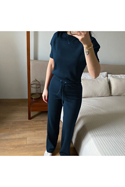 BayBayan Women's Summer Short Sleeve Fitted Suit