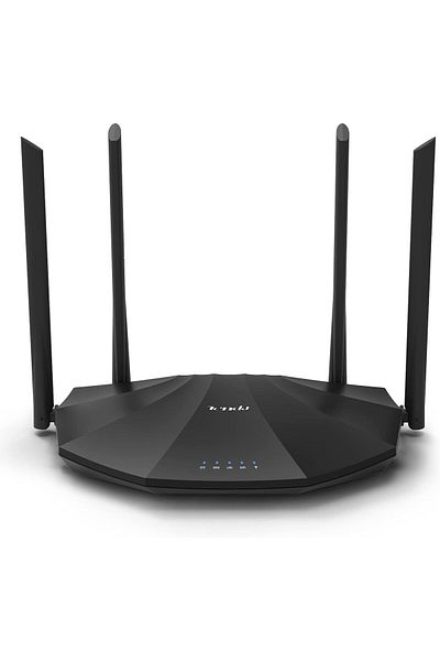 Tenda راوتر واي فاي AC19 AC2100 - سرعة جيجابت ثنائية النطاق تصل إلى 2100 ميجابت في الثانية، منفذ USB 2.0، MU-MIMO، 5 جيجا