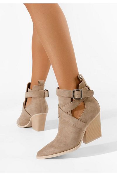 B T Shoes Botine de toamna Rayana kaki