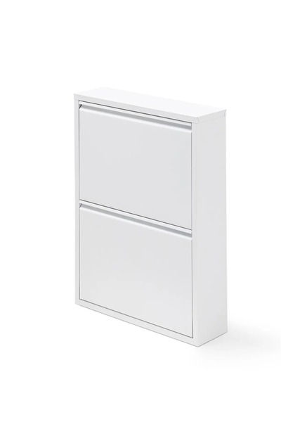 Starmet 2'li Metal Ayakkabılık Beyaz