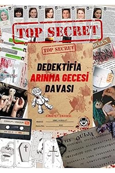 NZM TİCARET Detective Purification Night Case, Murder Solving and Murderer Finding Game, Guilty Finding - Detective Game
