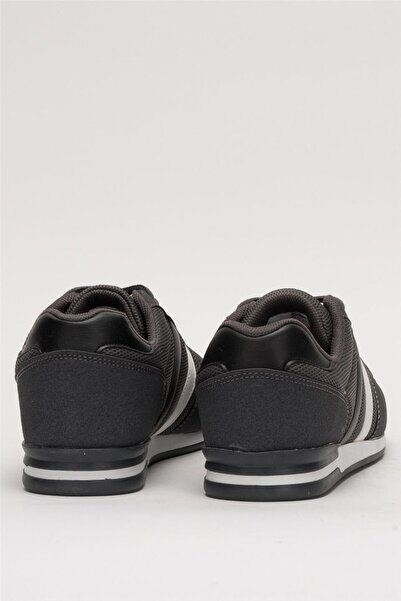 Liger Unisex Airfile Ince Taban Spor Ayakkabı Füme-siyah