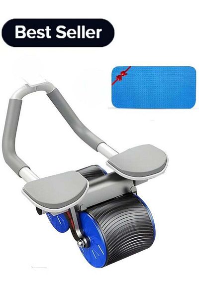 Primo Plus Abdominal Rotating Wheel With Elbow And Knee Support For Home Fitness, Multi-Colored