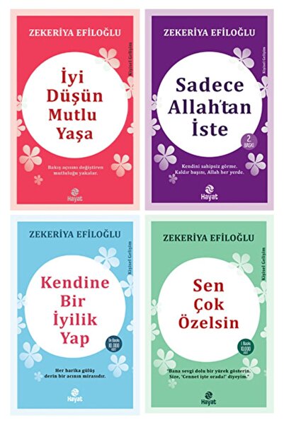 Hayat Yayınları ZEKERİYA EFİLOĞLU MANEVİ GELİŞİM SETİ 4 KİTAP