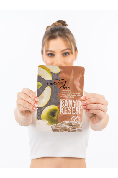 EXFOLIATING LOVE قطع جلد حريرية دقيقة بنسبة 100% معطرة بالتفاح الأخضر