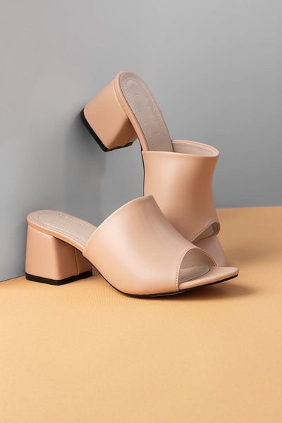 Lal Shoes & Bags Movement Heeled πολύχρωμες γυναικείες παντόφλες-γυμνές