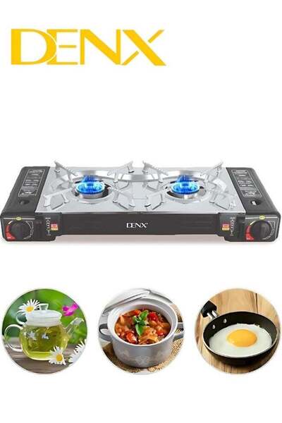 Primo Plus Portable Single Gas Stove, 2200 Watts, Suitable for Indoor and Out...