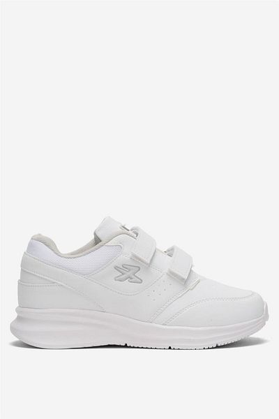 Liger White Women's Sneakers - VelCro Casual DesiGn