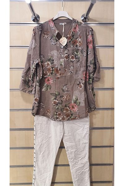 Park Moda ИТАЛИАНСКА РИЗА С ДЕСЕН СЛИВОВ ЦВЯТ