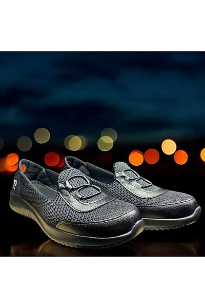 Pierre Cardin Black Women's Sneaker Daily Laceless Sports