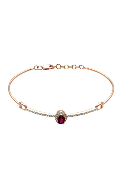 Ariş Pırlanta Yakut Kelepçe Bileklik