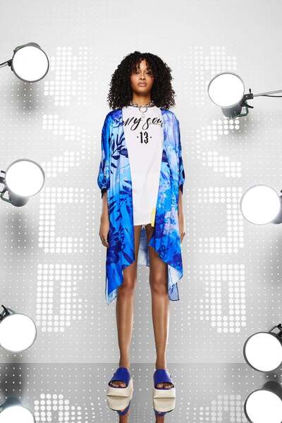 VDR Kadin Mavi Kimono 15355