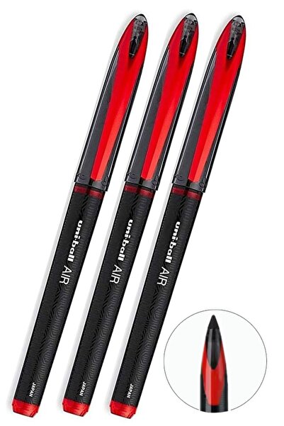 Artlantis Κόκκινο στυλό πιλότου 3 τεμαχίων Uniball Air Micro 0,5 mm Roller Pi...