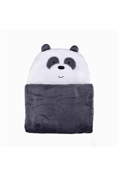 Miniso We Bare Bears Lisanslı Katlanabilir Battaniye - Panda