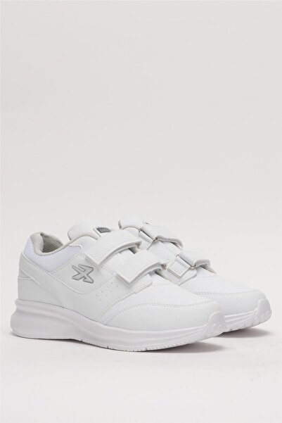 Liger White Women's Sneakers - VelCro Casual DesiGn