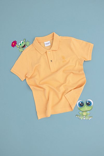 U.S. Polo Assn. Boy's Melon Basic Polo Neck T-Shirt 50298049 -Vr202
