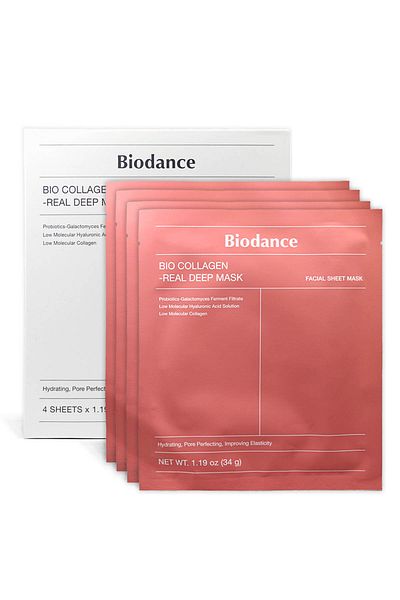 Royues Biodance Bio Collagen Mask - 4 Pieces of Moisturizing and Korean Mask