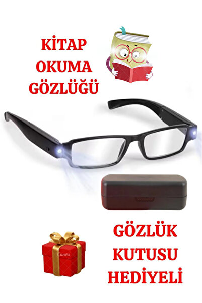 EvonyKitap Kitap Okuma Gözlüğü Led Işıklı Ve Gözlük Kutusu