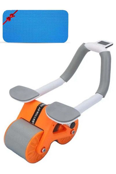 Primo Plus Abdominal Rotating Wheel With Elbow And Knee Support For Home Fitness, Multi-Colored