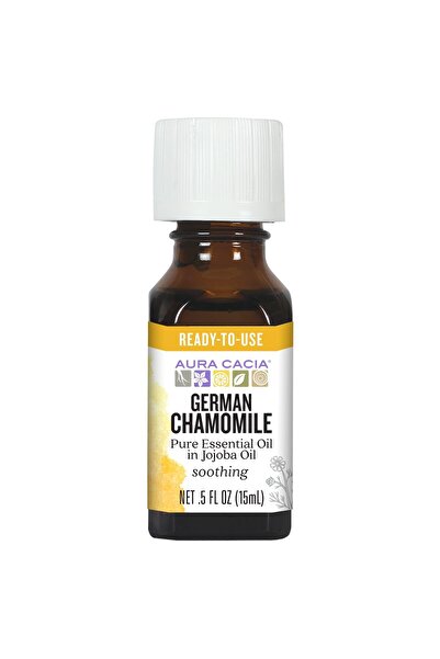 AURA CACİA زيت البابونج الألماني العطري (في زيت الجوجوبا) | 0.5 أونصة سائلة | Matricaria recutita