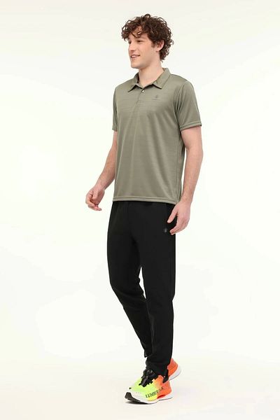 lumberjack Ct461 Sherman Men's Collared Tshirt - Khaki