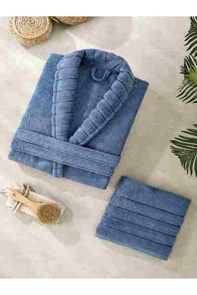 Rebeka Home Collection Halat de baie Indigo Carla