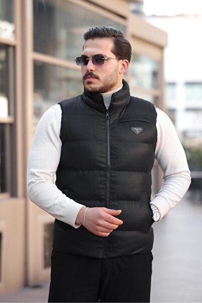 ByTrend Емблематичний карбоновий шкіряний жилет PLDP 2959-1_60270-1