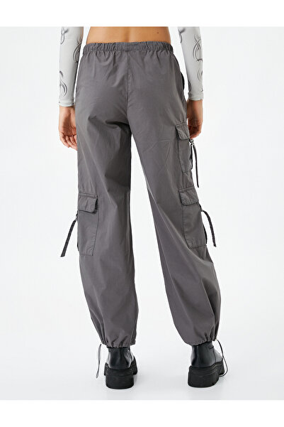 Koton Padákové kalhoty s elastickým pasem, detailem kapsy, zátkou