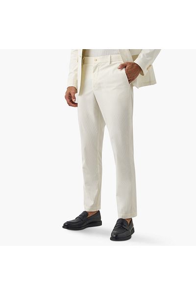 Iconic Iconic Regular Fit Pants with Flexi Waist and Pockets