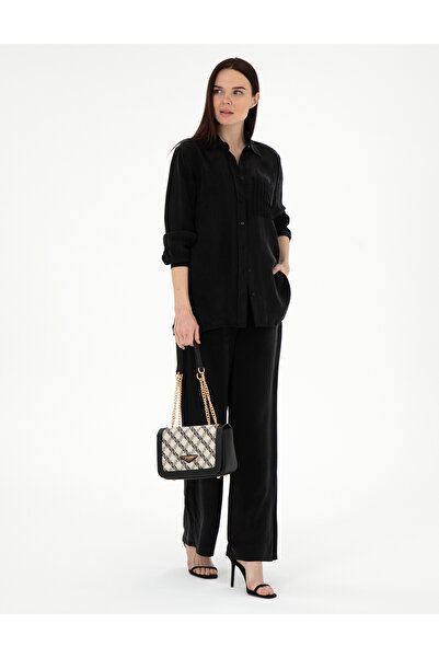 Pierre Cardin Siyah Comfort Fit Uzun Kollu Gömlek 50305757-VR046