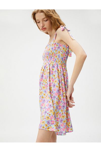 Koton Rochie mini-florală din viscoză suspendată