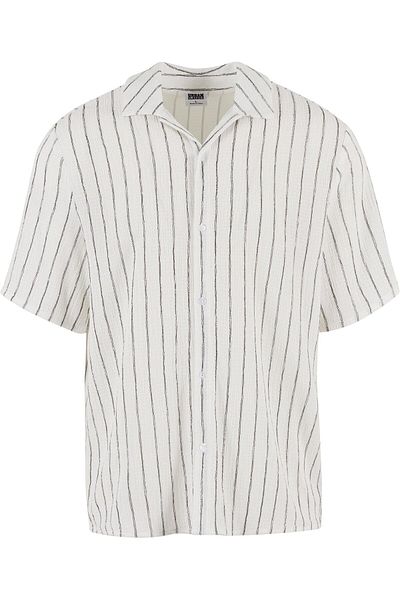 Urban Classics Striped Crinkle Resort Shirt