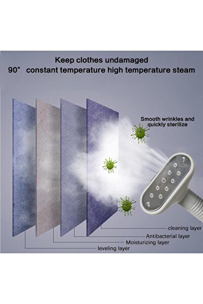 COOYA Garment Steamer 2000W, Height Adjustable Ironing Board, 40 Second Heating Time, Heat Insulated