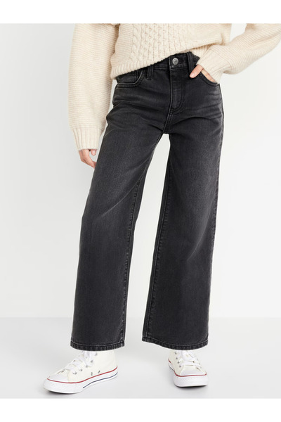 rois Kız Çocuk Geniş Kesim Kot Pantolon