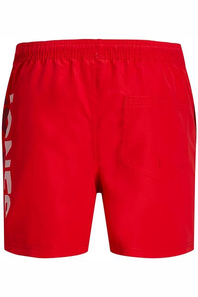 Jack & Jones Short JACK &JONES Fiji Swim Splicelogo - 12225967-Chinese Red