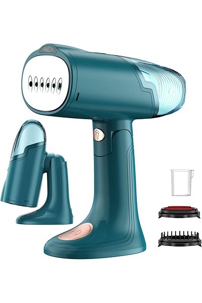 COOYA Steam Iron, Foldable Handheld with Fast Heat-up in 25s and Auto Shut Off for Home Travel, Green