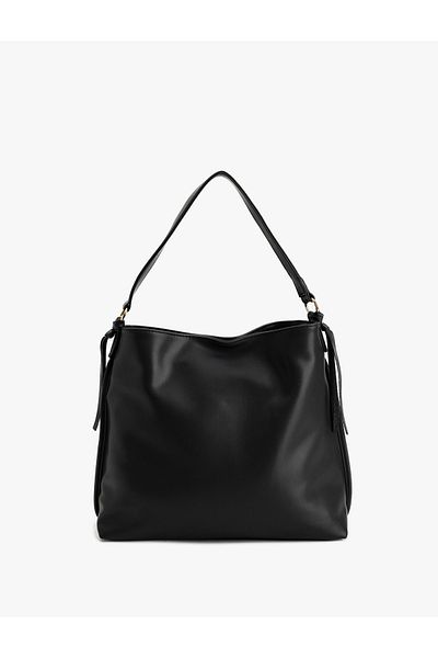 Koton Tote Shoulder Bag with Faux Leather Handle