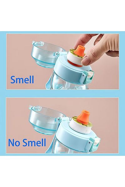 fulina Water Bottle , 7 Fragrance Rings, Leak Proof, Perfect for Travel, Gym, Home, Outdoors and School
