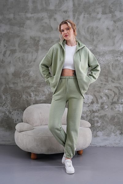 Batı Styling Lisa Oversize φούτερ με φερμουάρ