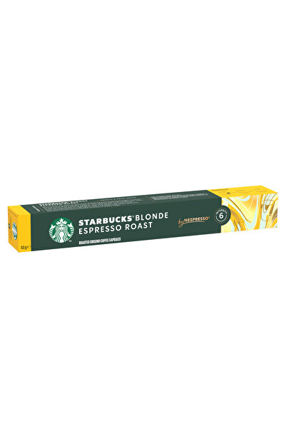 Starbucks Nespresso Uyumlu Kapsül By Nespresso Blonde Espresso Kapsül Kahve 5 X 10 adet