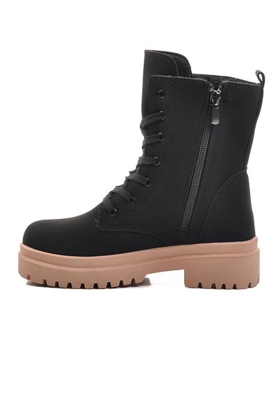 WALKWAY Leonis F Black-Salmon Kids Boots