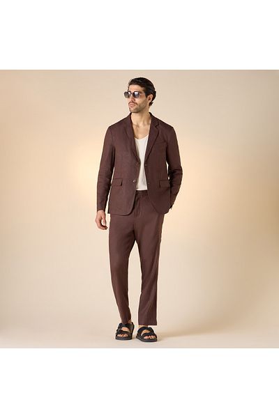 Iconic Slim Fit Pants with Flexi Waist and Pockets