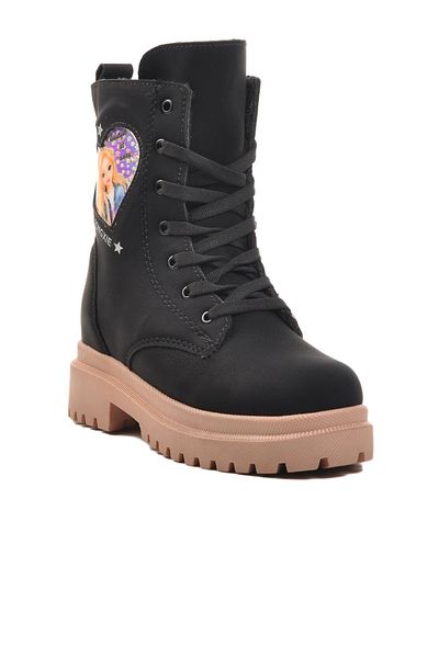 WALKWAY Leonis F Black-Salmon Kids Boots