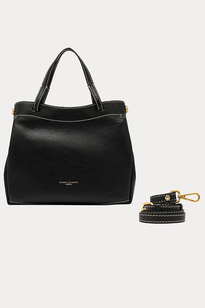GIANNI CHIARINI Ottavia Leather Shoulder Bag