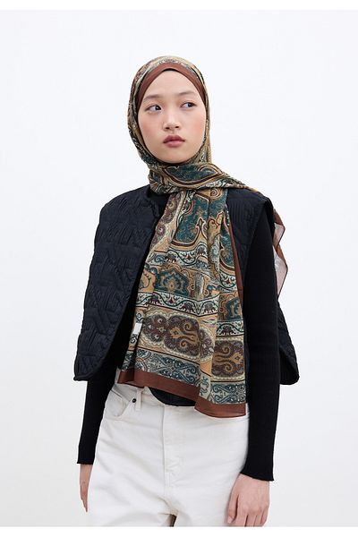 Fresh Dark Brown Valuable Shawl