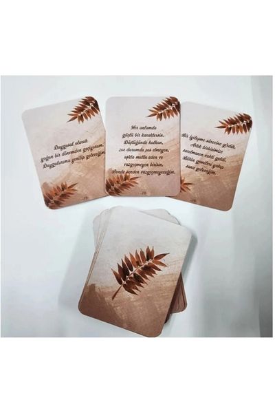 fırsatlar diyarı Masculine Feminine Tarot Conversation Cards - the Voice of the Cards - Beige Leaf
